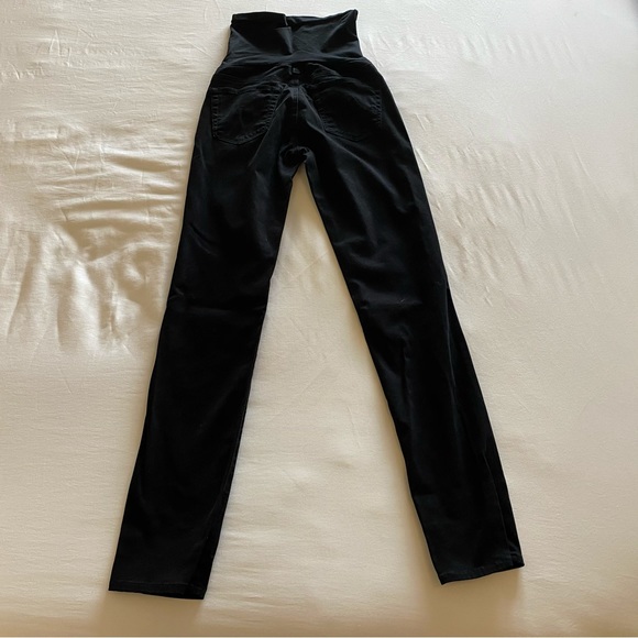 AG Adriano Goldschmeid Secret Fit Belly Black Maternity Pants Size 27 - Picture 9 of 13